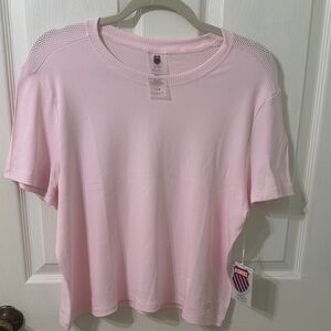 K-Swiss Light Pink Short Sleeve Women's Tee